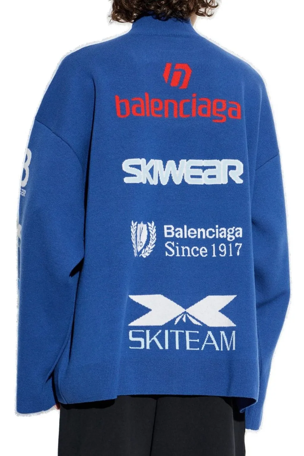 Turtleneck Long-Sleeved Ski Sweater