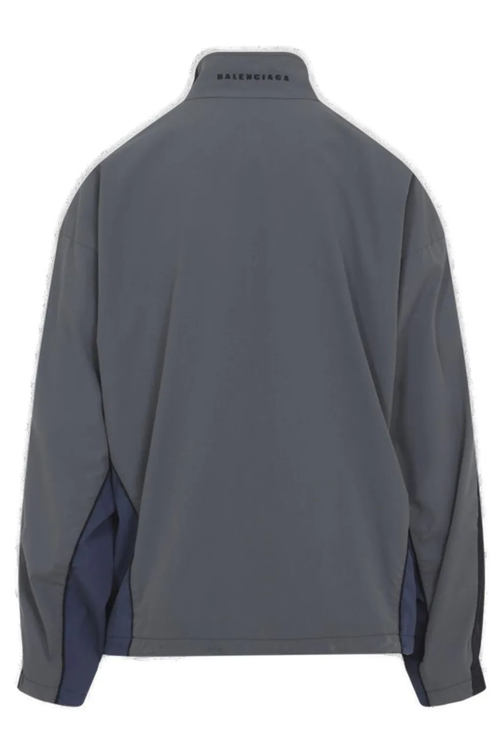 Logo Embroidered Zip-Up Jacket