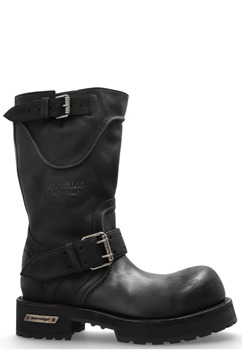 Venom Buckle Detailed Boots