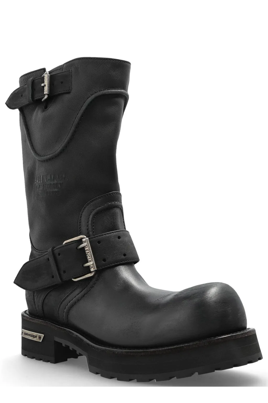 Venom Buckle Detailed Boots