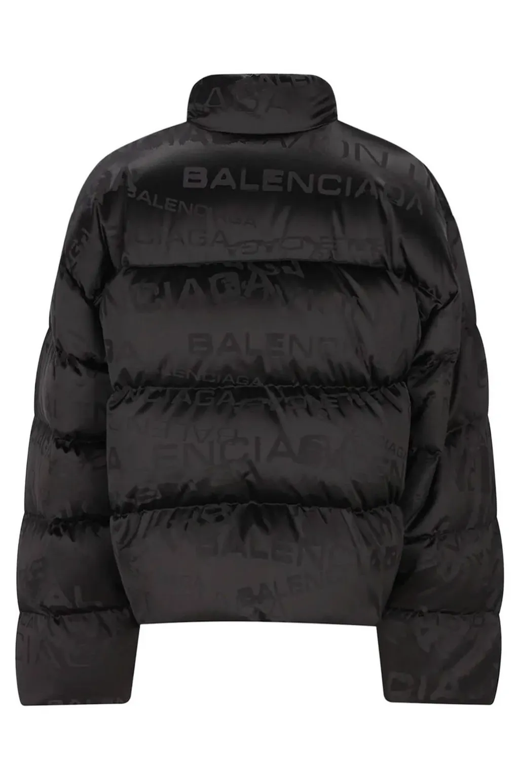 Allover Logo Printed Down Jacket