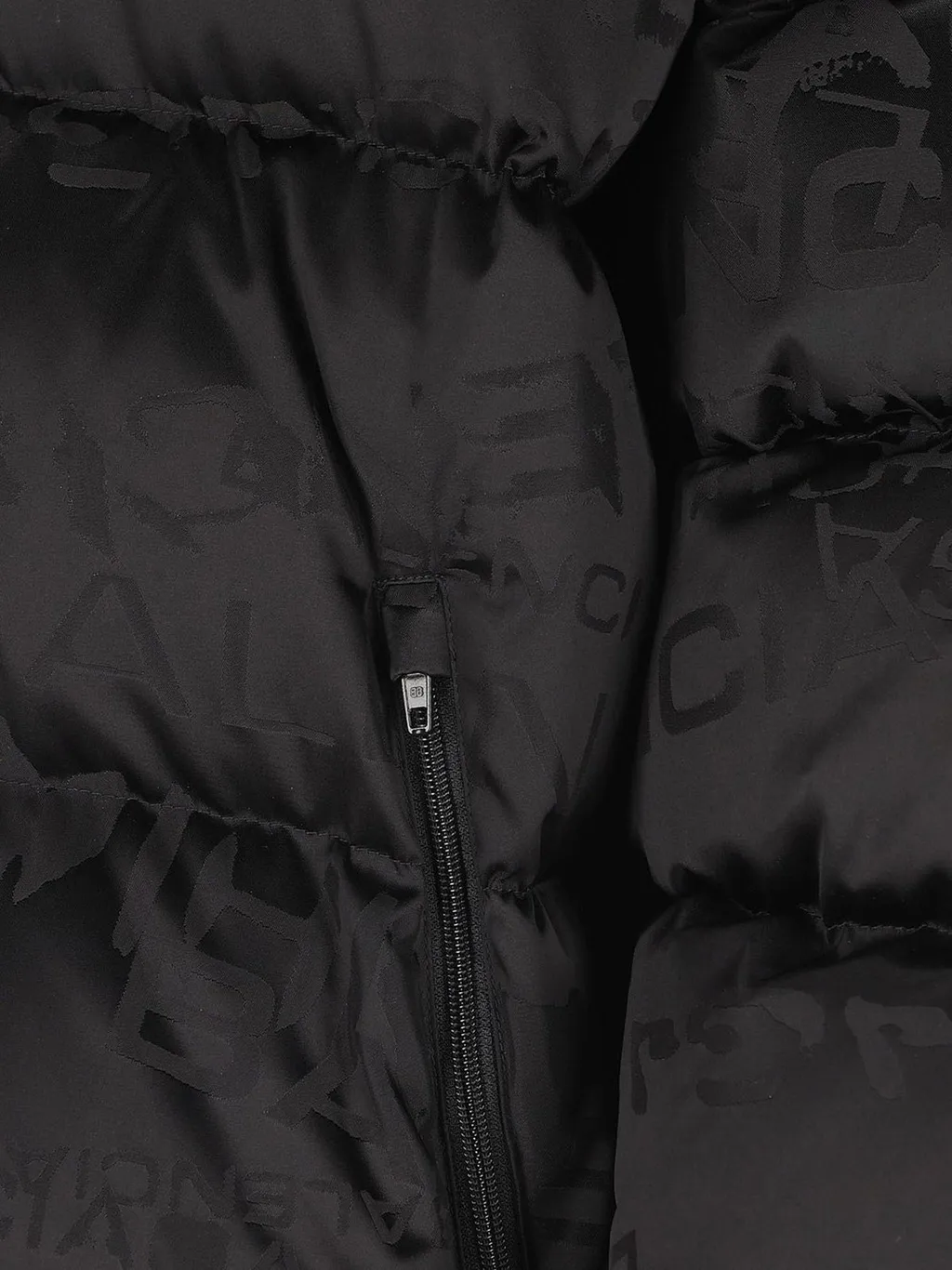 Allover Logo Printed Down Jacket