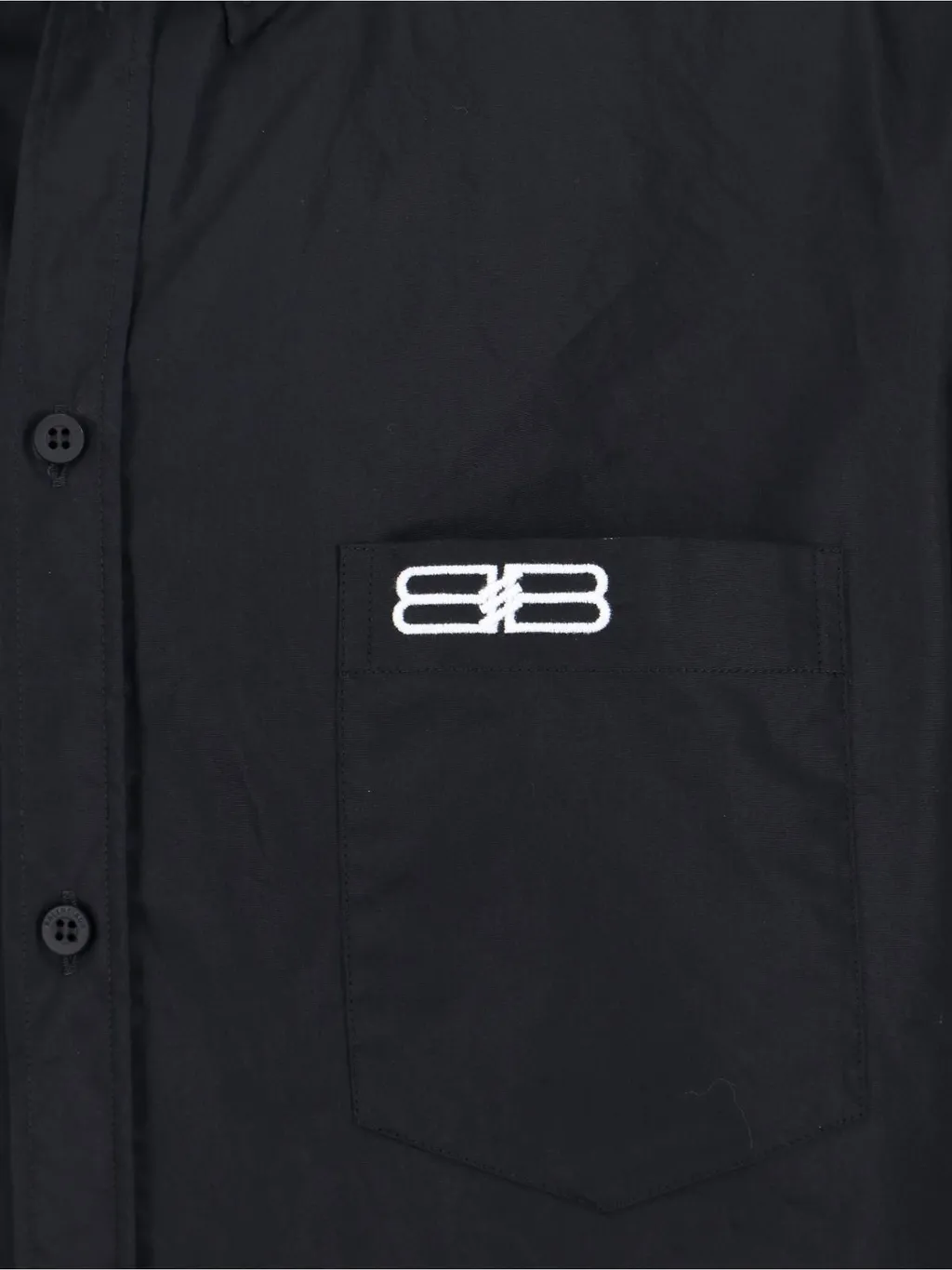 Bb Logo Embroidered Oversized Shirt