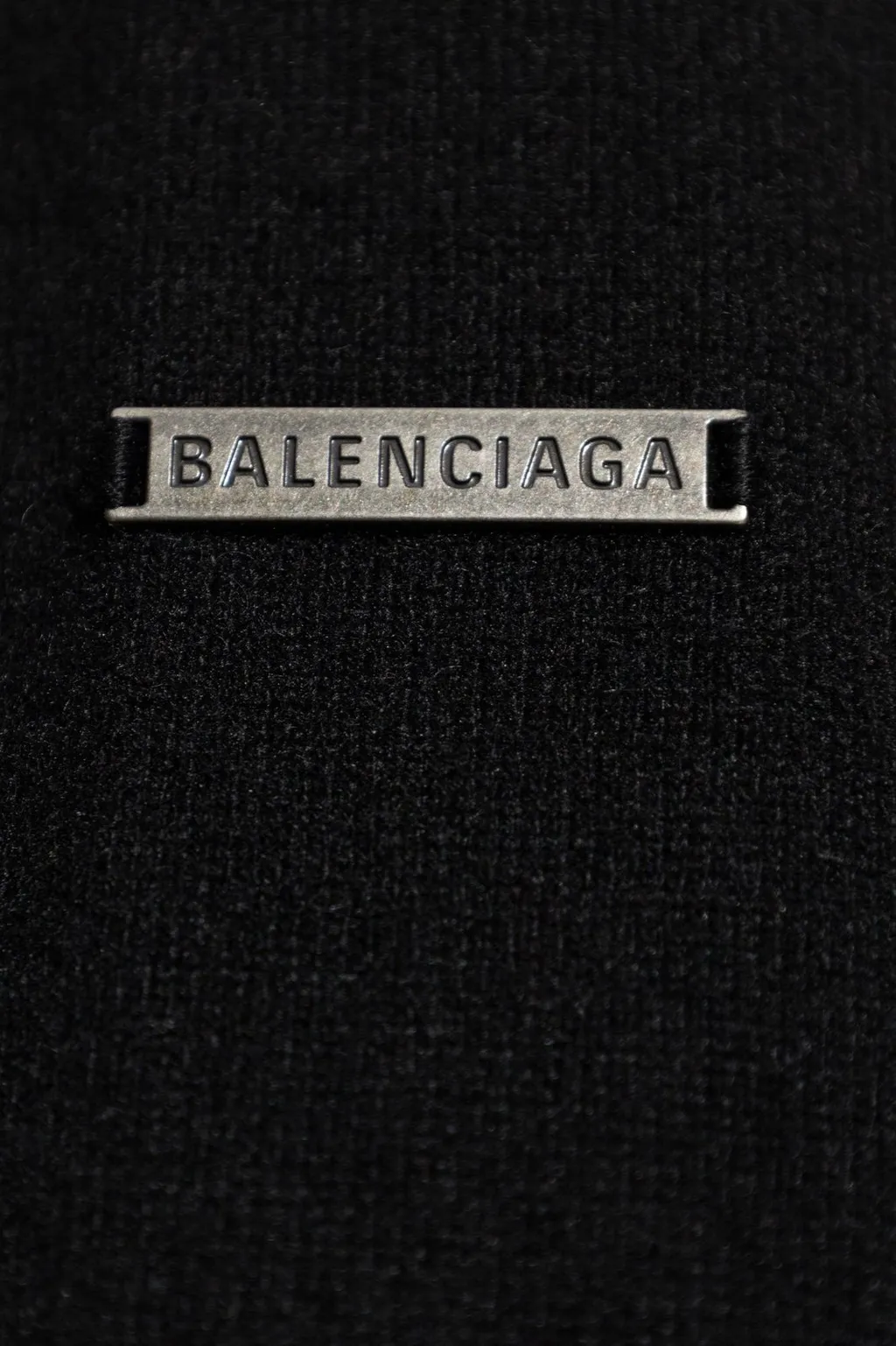 Logo Plaque Knitted Jumper
