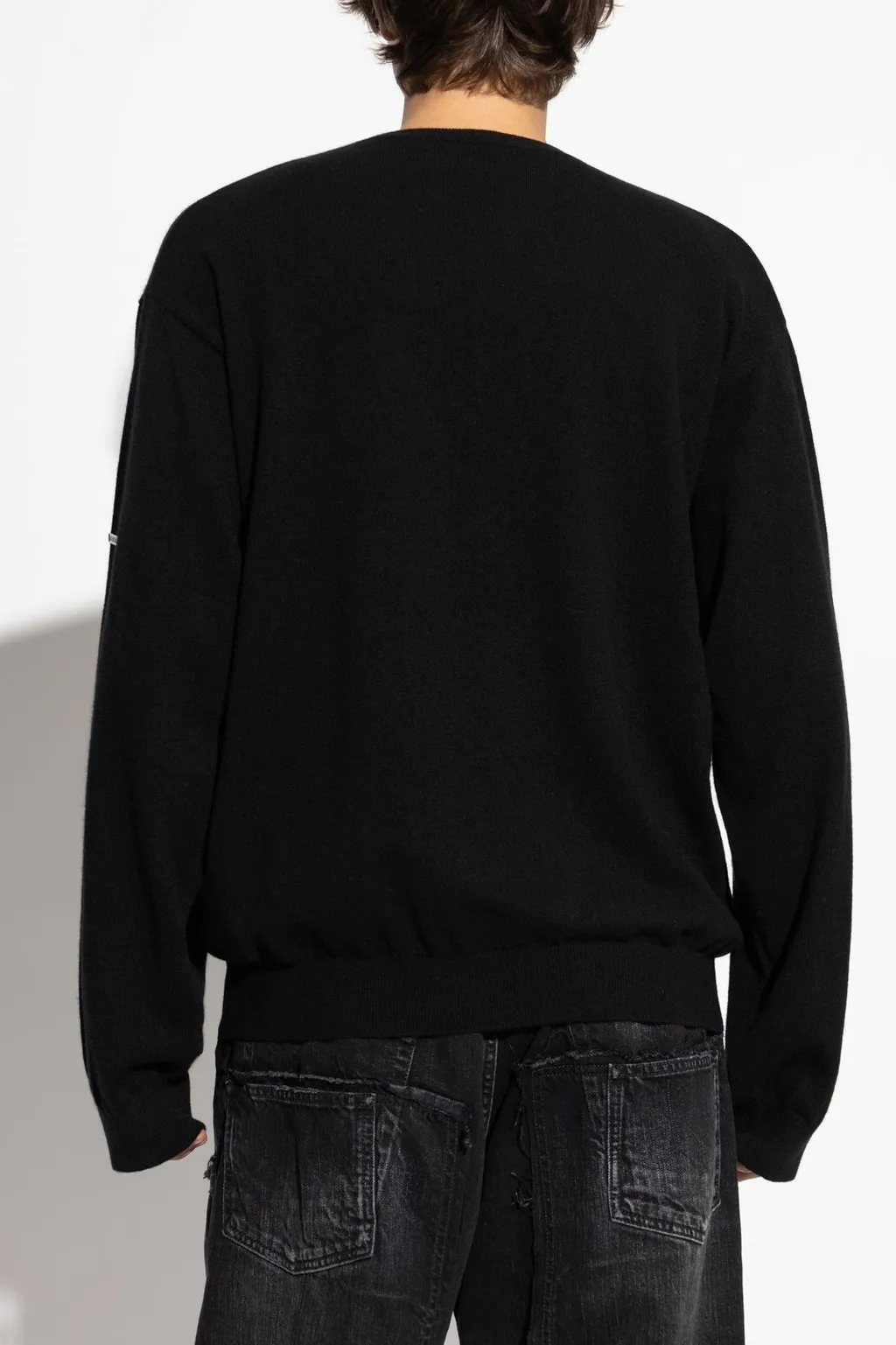 Logo Plaque Knitted Jumper