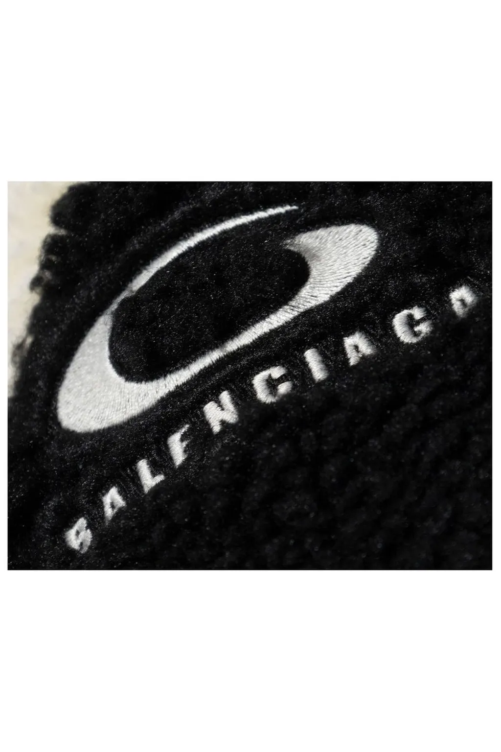 Logo Embroidered Teddy Jacket