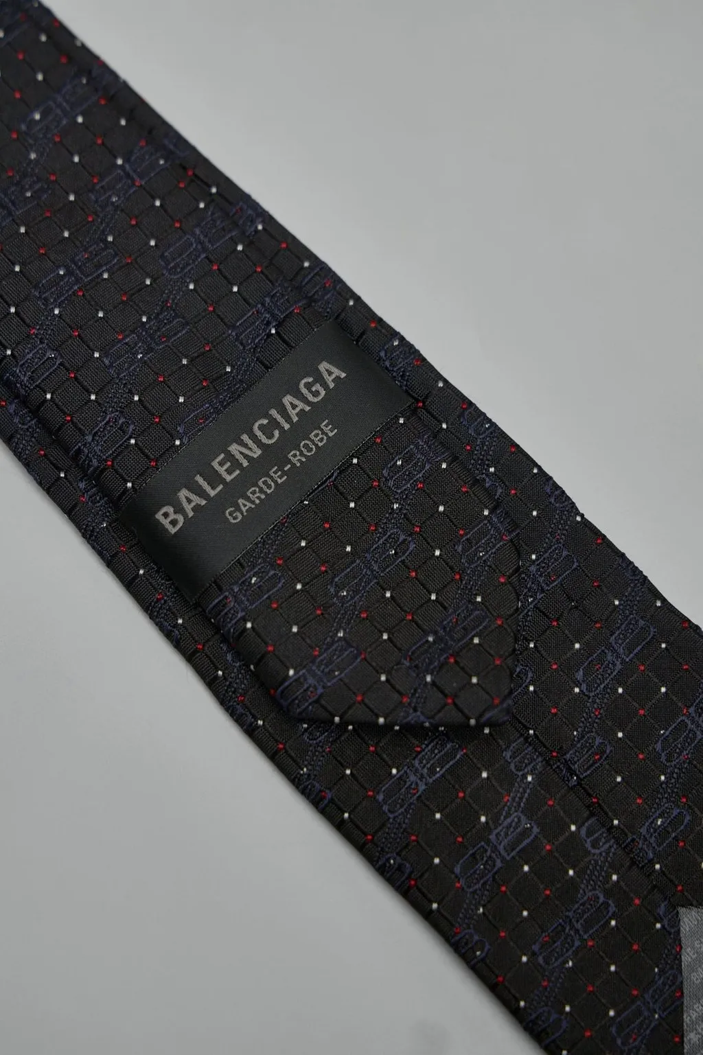 Bb Monogram Square Jacquard Tie