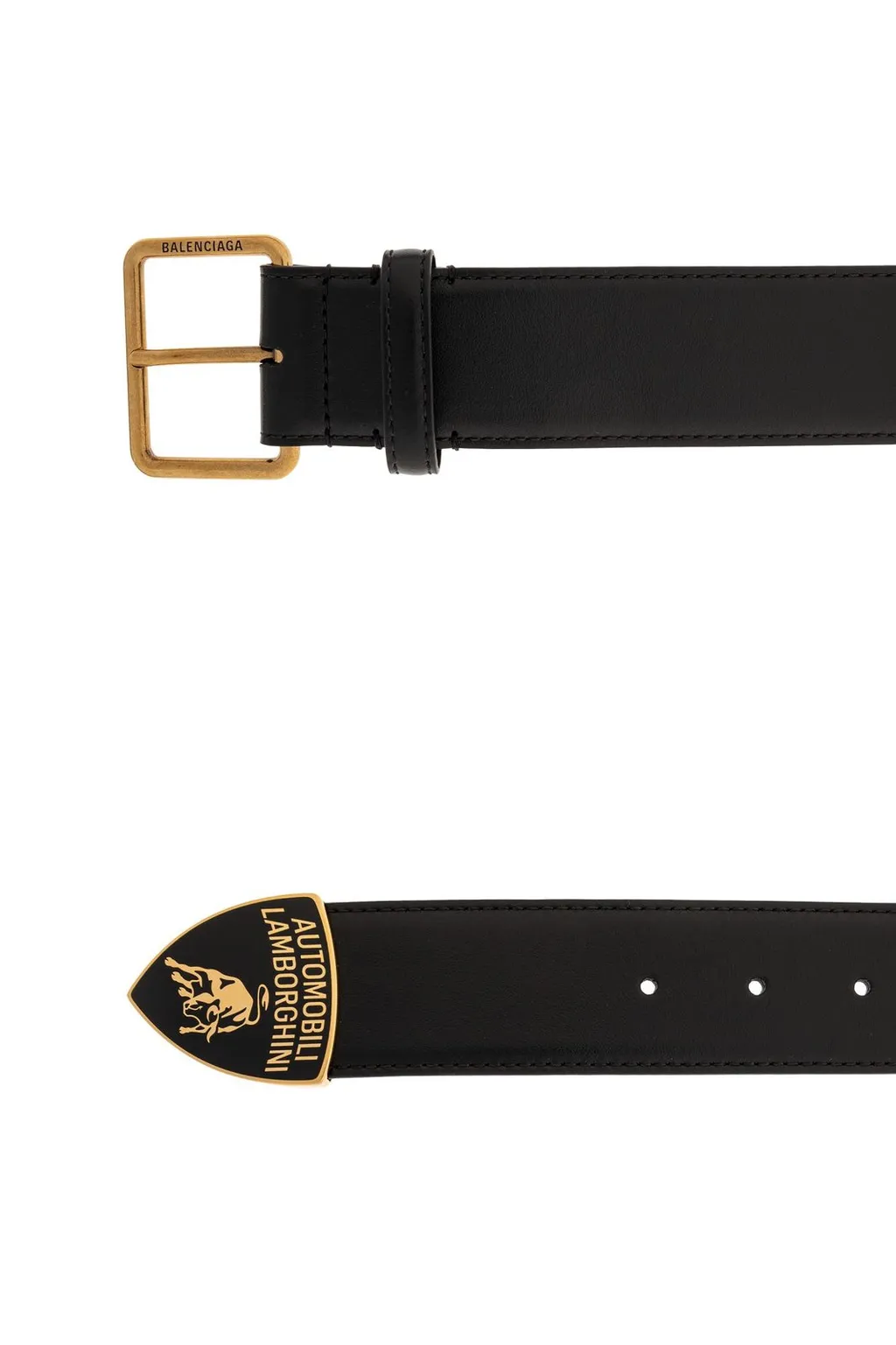 X Automobili Lamborghini Square Buckle Belt