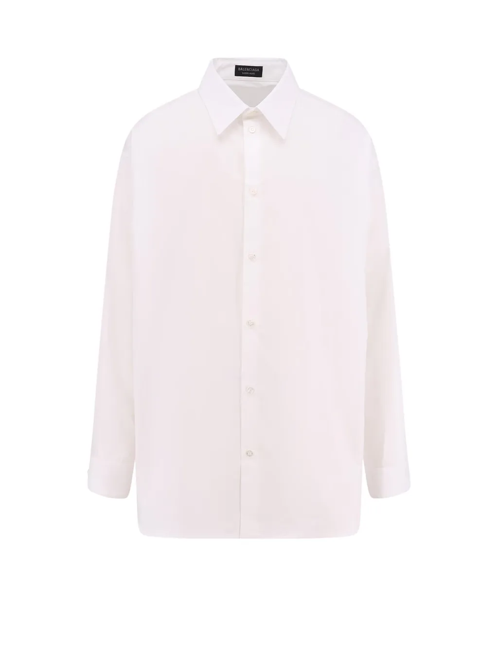 Logo Embroidered Long-Sleeved Shirt