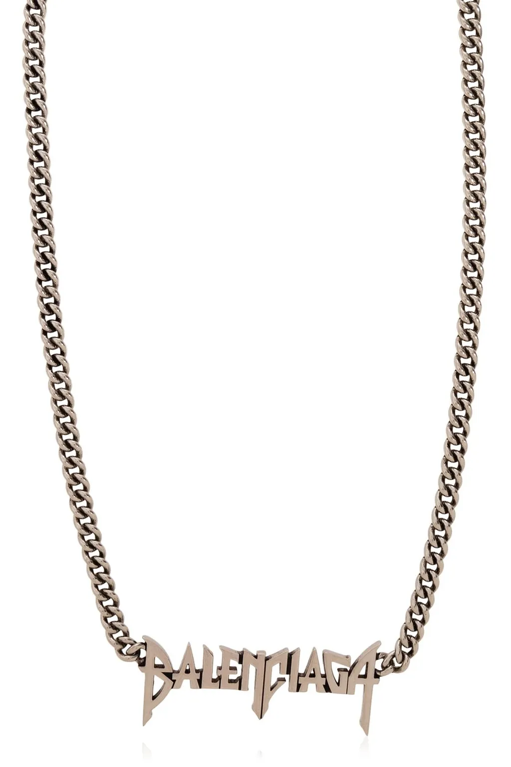 Typo Metal Chain Necklace