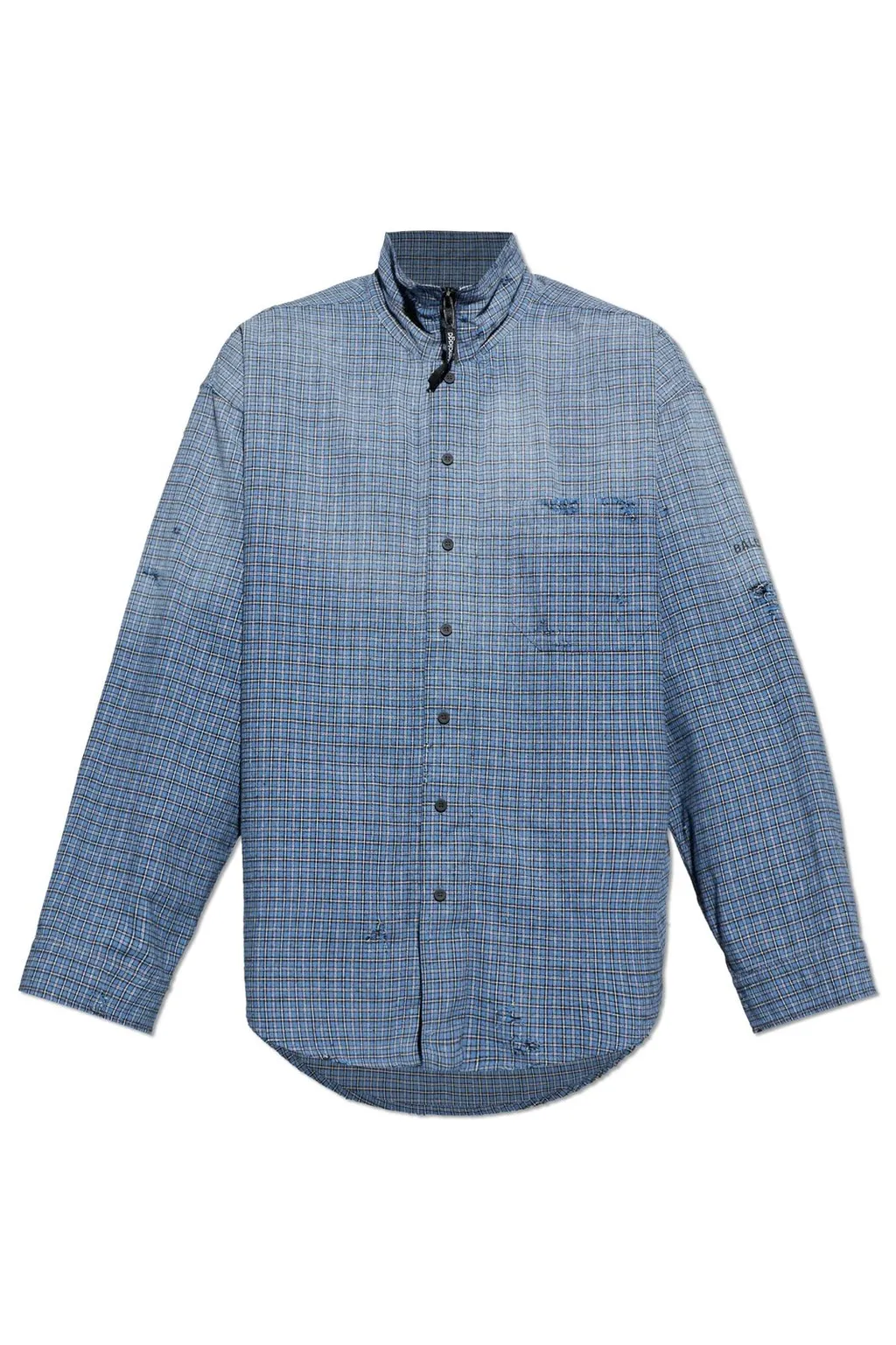 Checkered Long-Sleeve Shirt