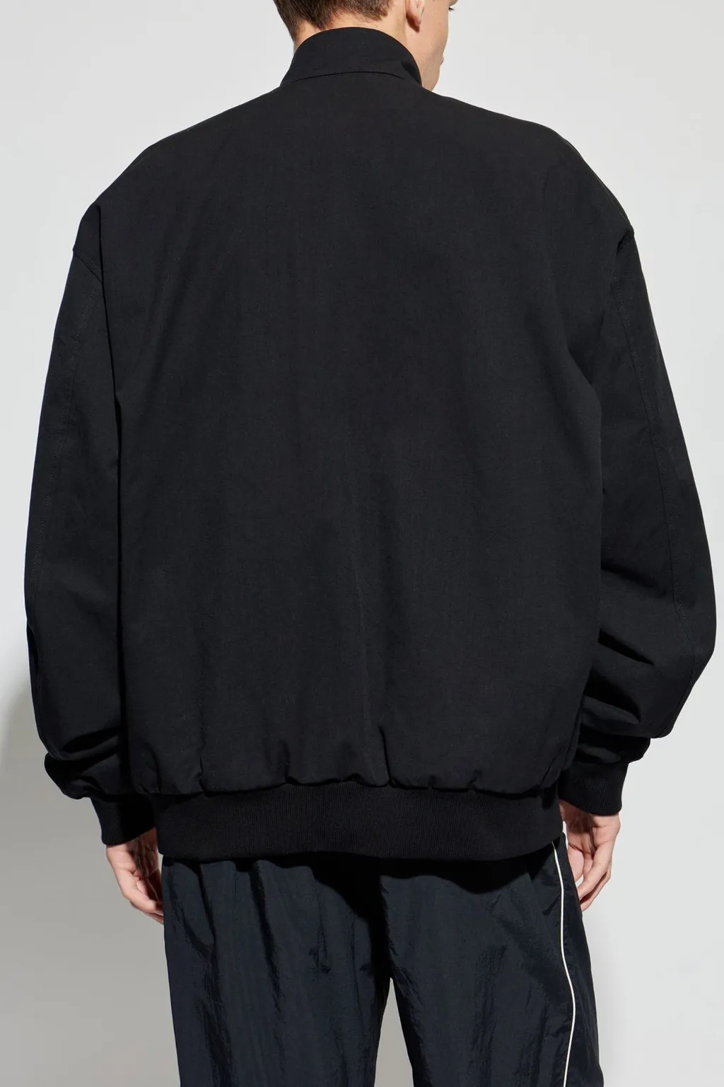 Logo Embroidered Zipped Jacket