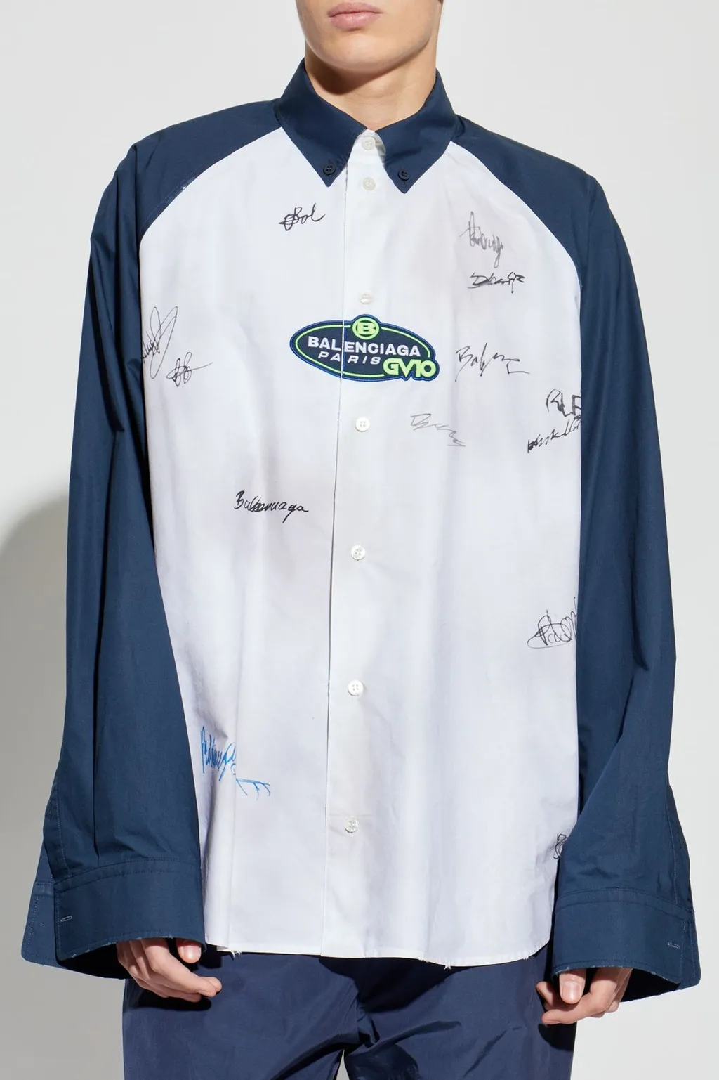 Logo Patch Long-Sleeve Shirt
