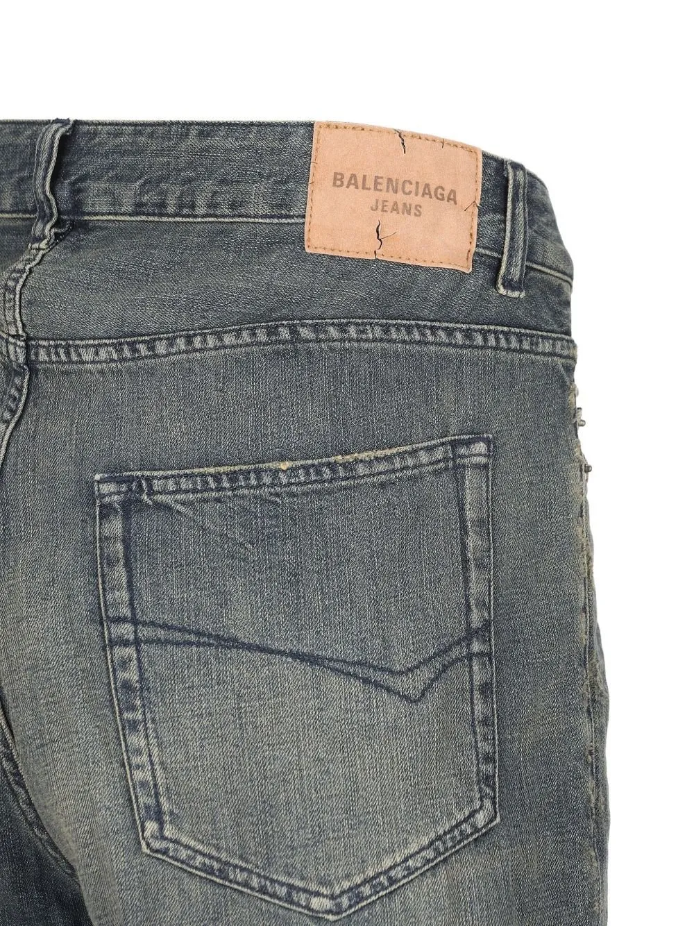 Worn-Put Relaxed Fit Jeans