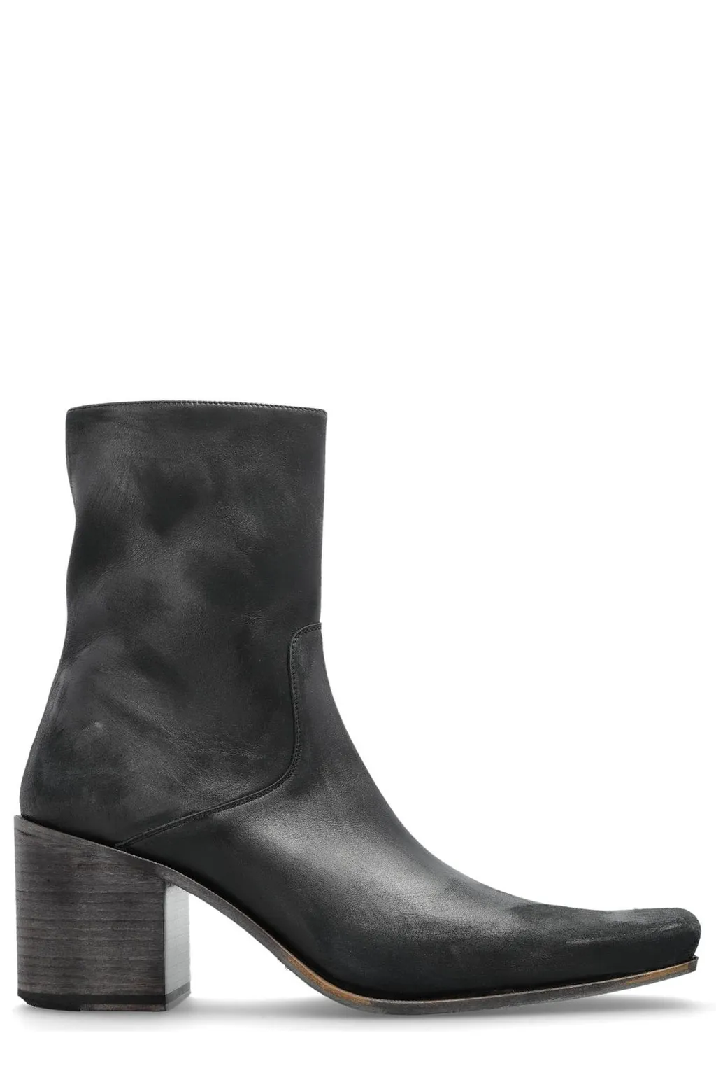 Boogie Square-Toe Ankle Boots