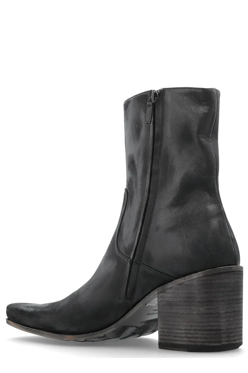 Boogie Square-Toe Ankle Boots