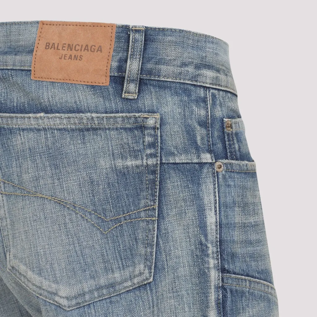 Fitted Low-Waist Jeans