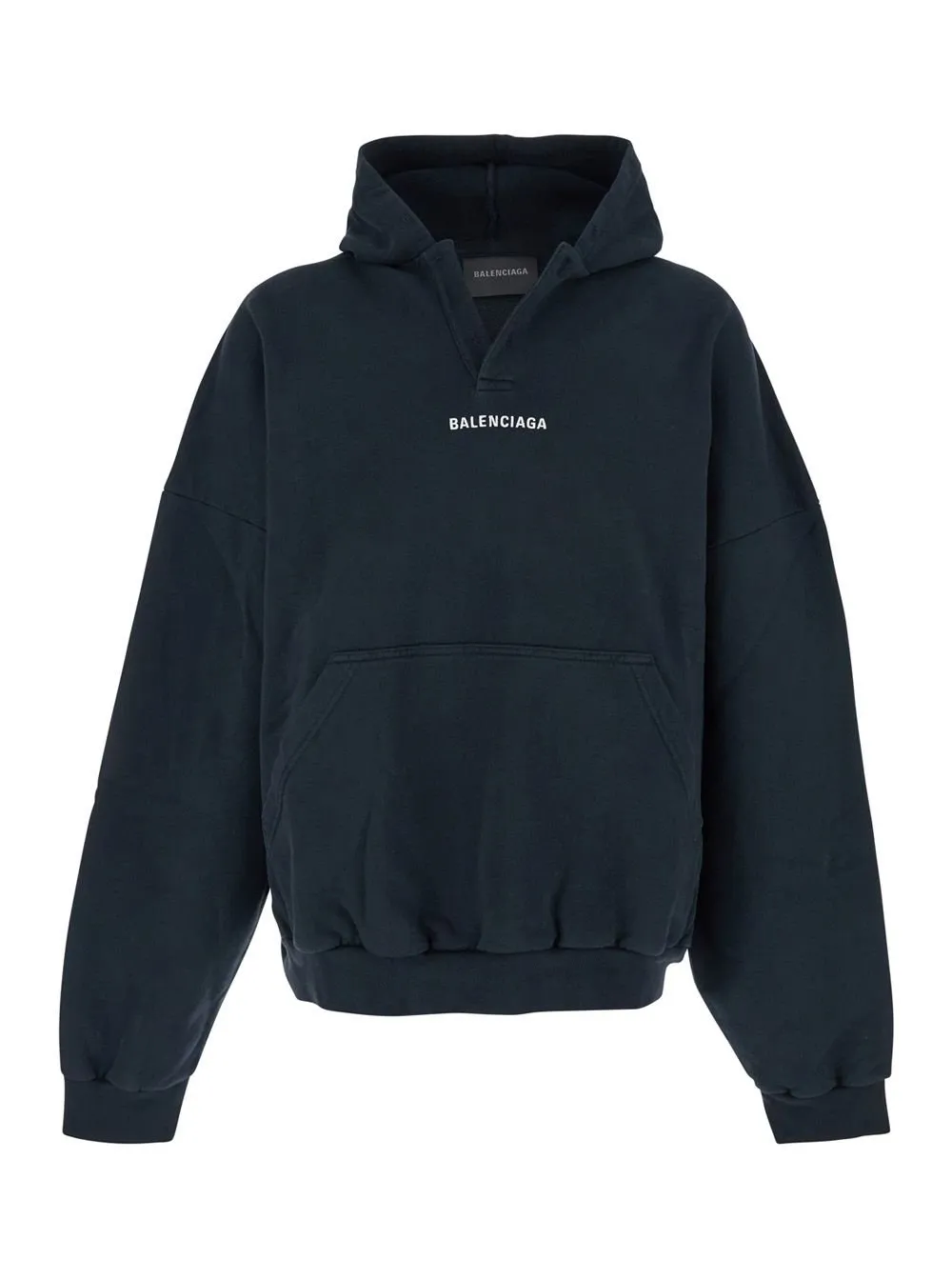 Logo Printed Polo Hoodie