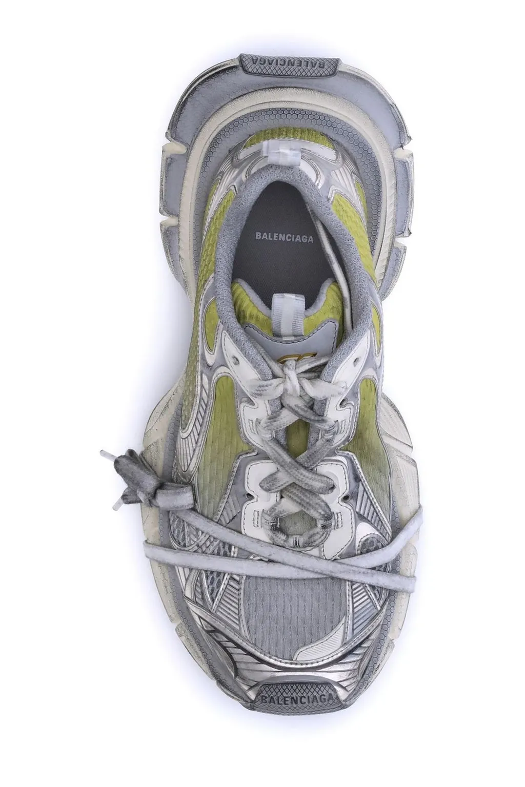 3Xl Panelled Lace-Up Sneakers