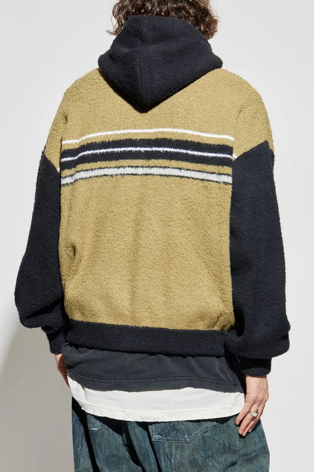 Zip-Up Knitted Hoodie