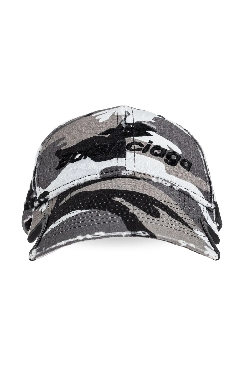 Logo Embroidered Camo Cap