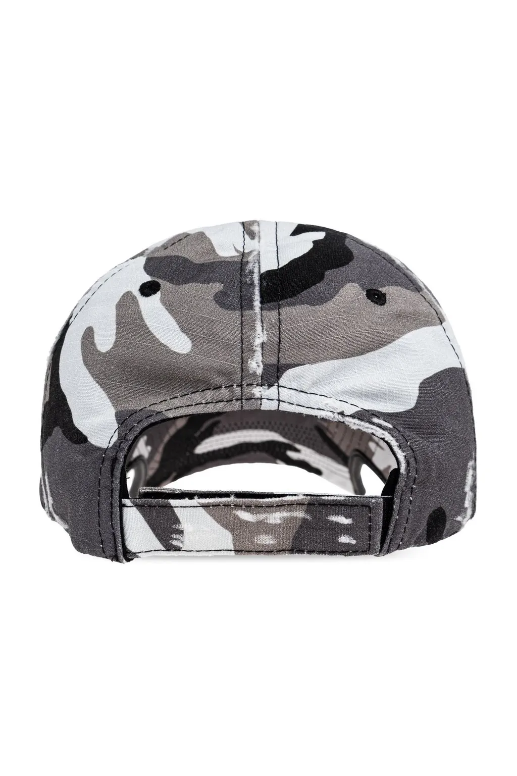 Logo Embroidered Camo Cap