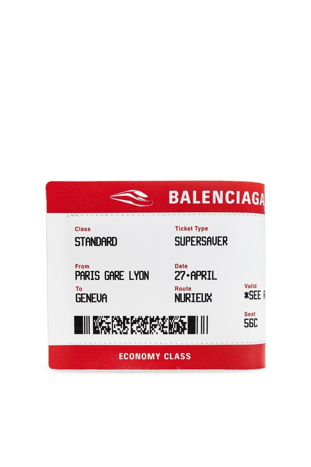 Ticket Print Bifold Wallet