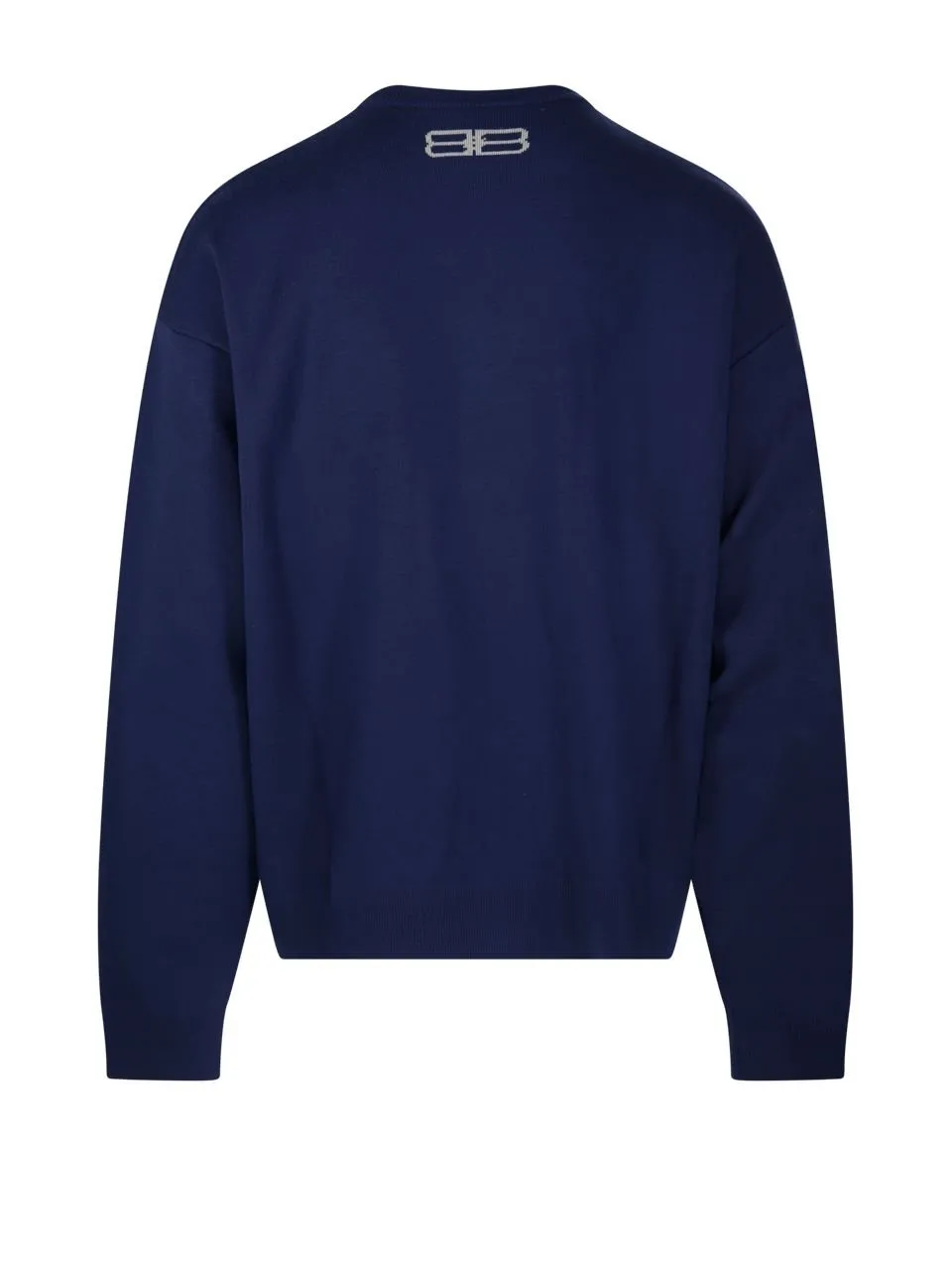 Bb Logo Intarsia-Knit Sweatshirt