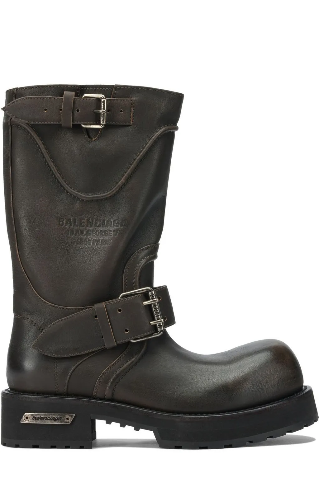 Venom Buckled-Strap Boots