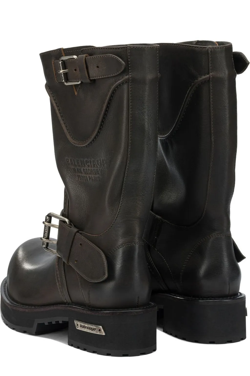 Venom Buckled-Strap Boots