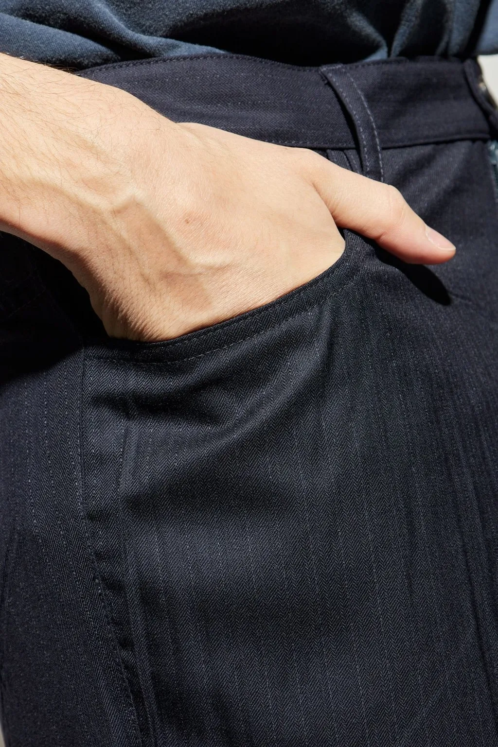 Straight-Leg Tailored Pants