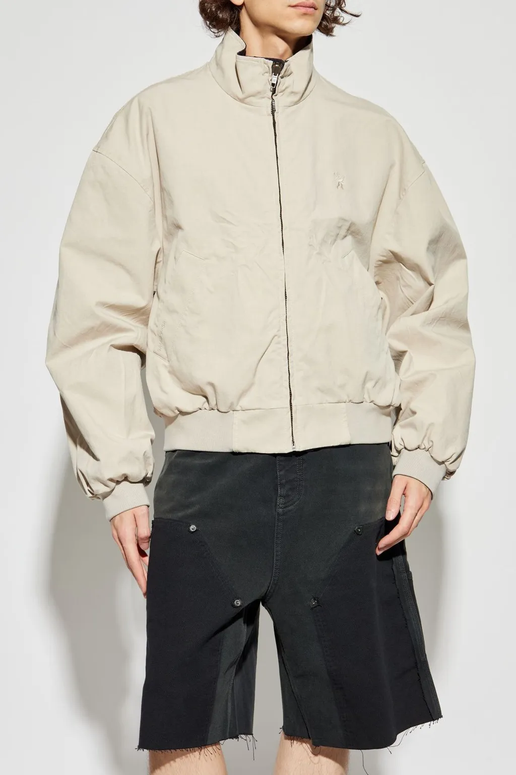 High-Neck Reversible Jacket