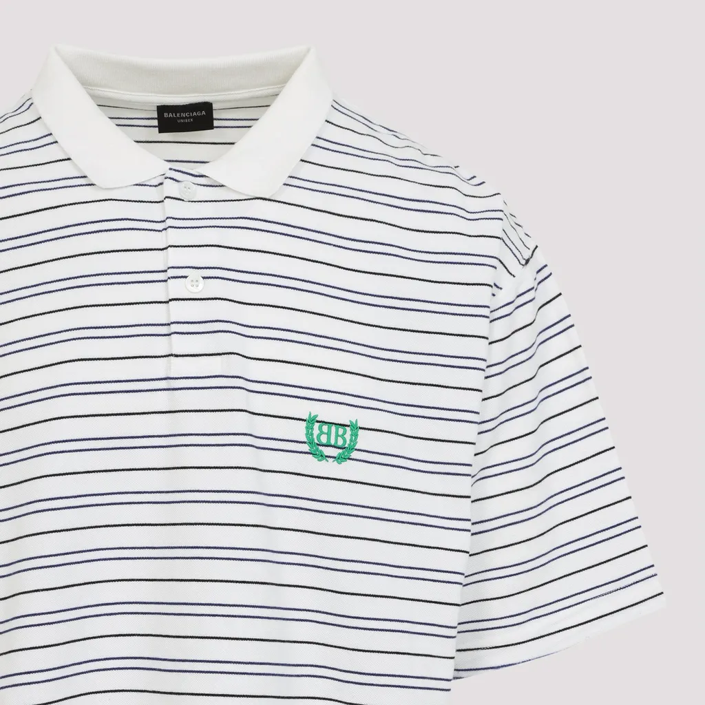 Laurel Classic Pique Striped Polo Shirt