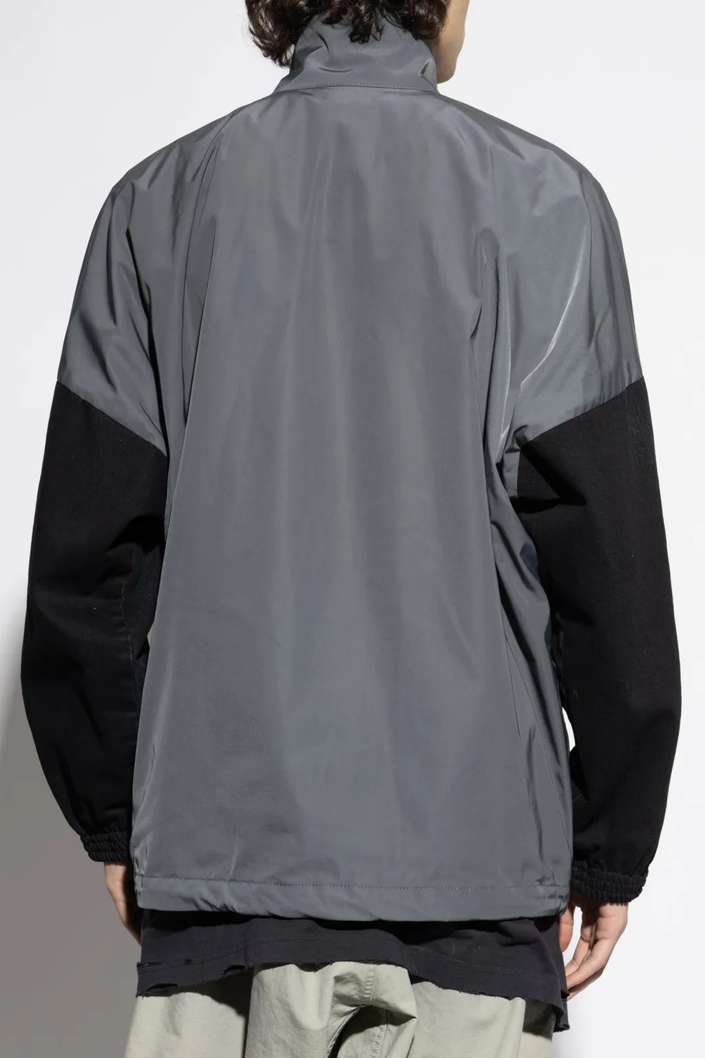 Logo Printed Zipped Jacket