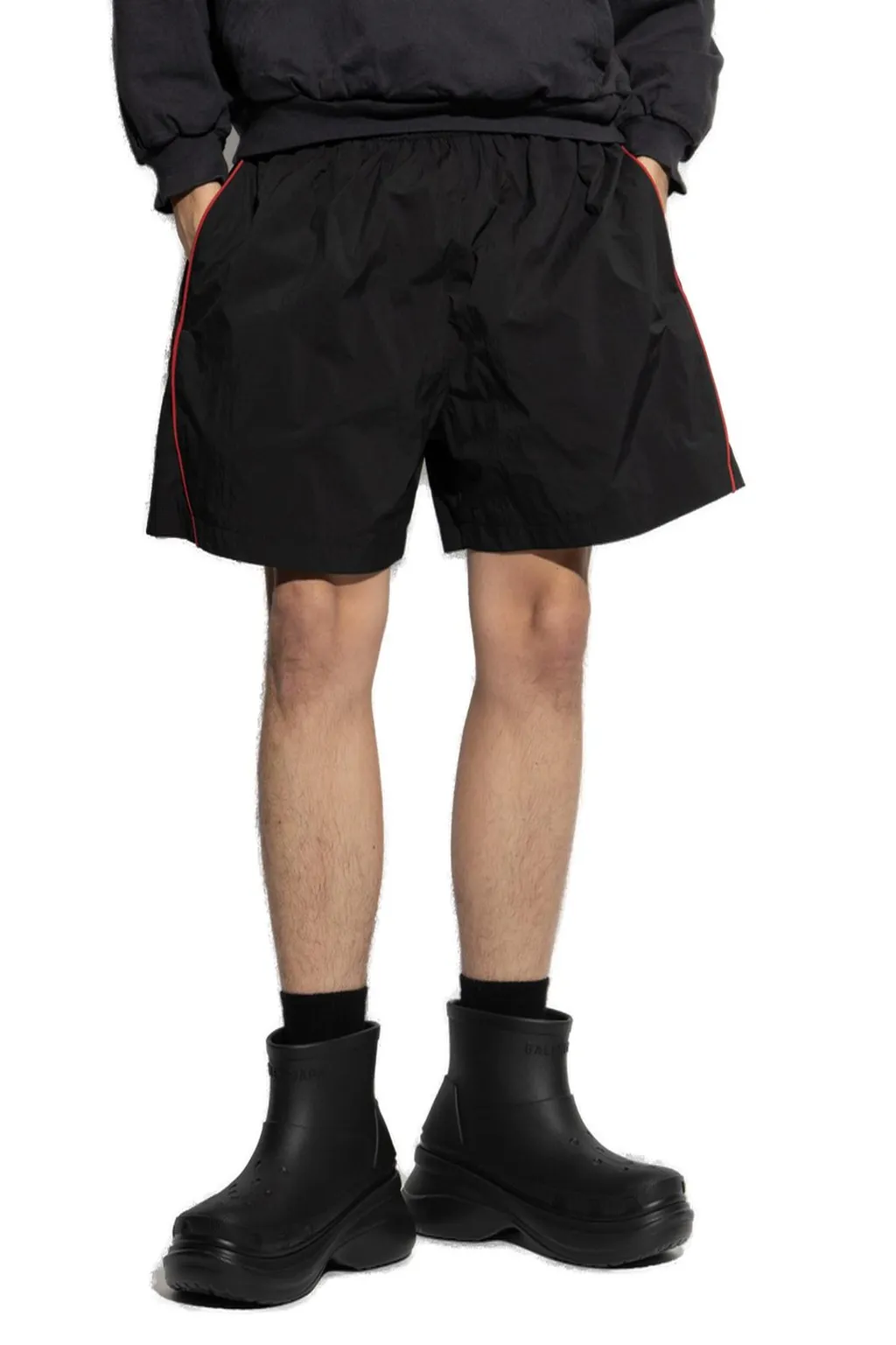 Logo Embroidered Tracksuit Shorts