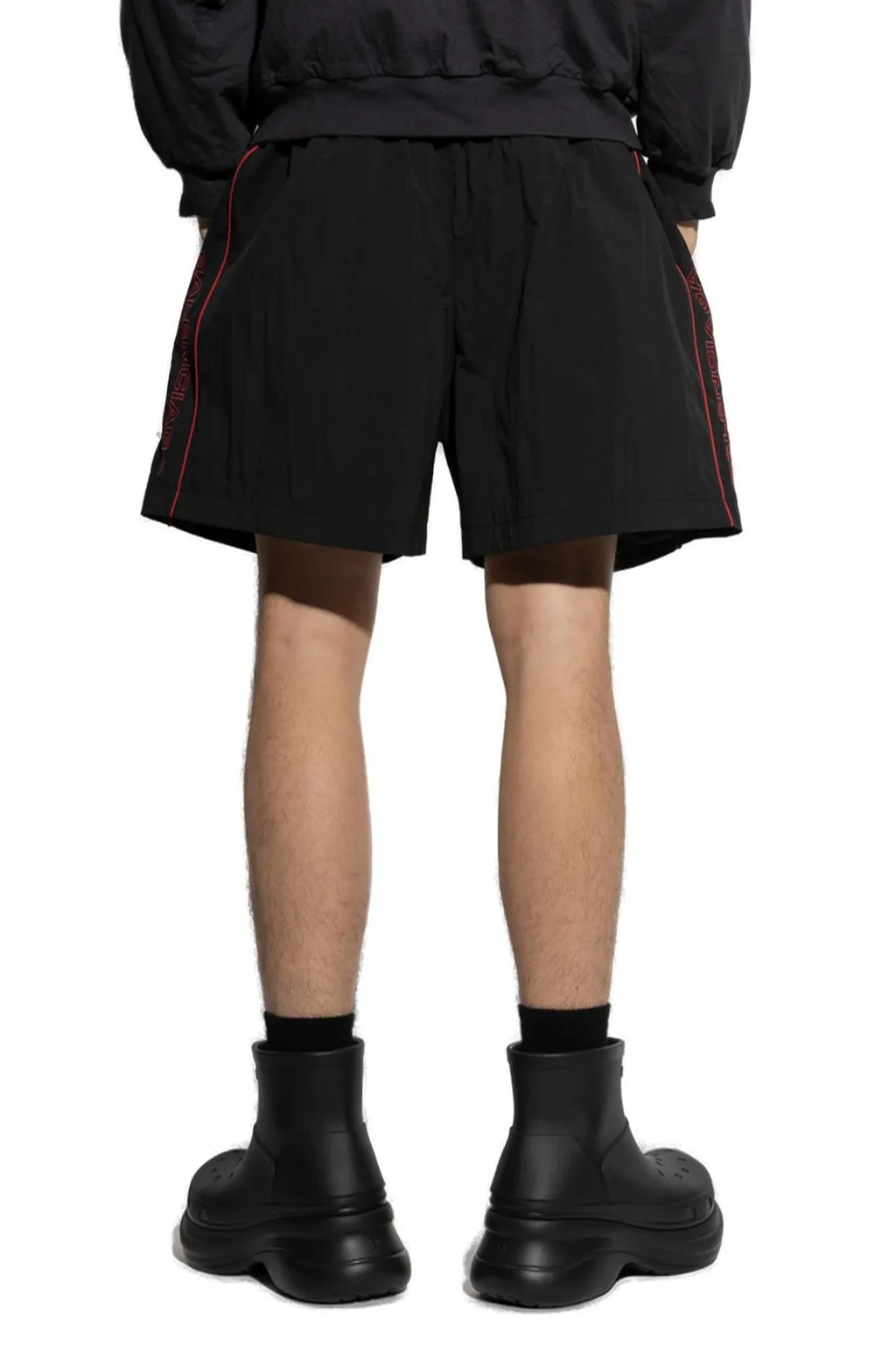 Logo Embroidered Tracksuit Shorts