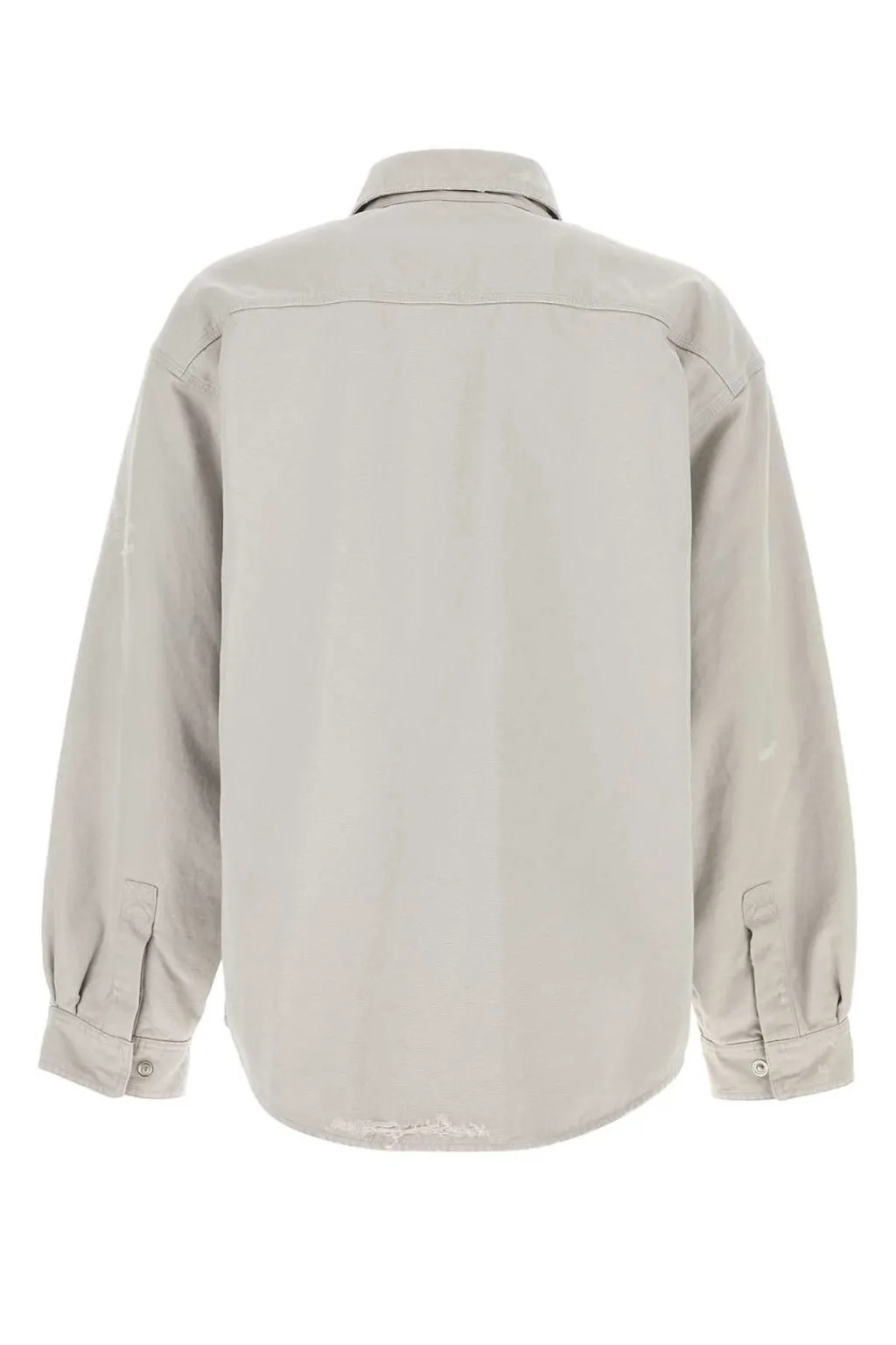 Collared Long-Sleeve Workwear Overshirt