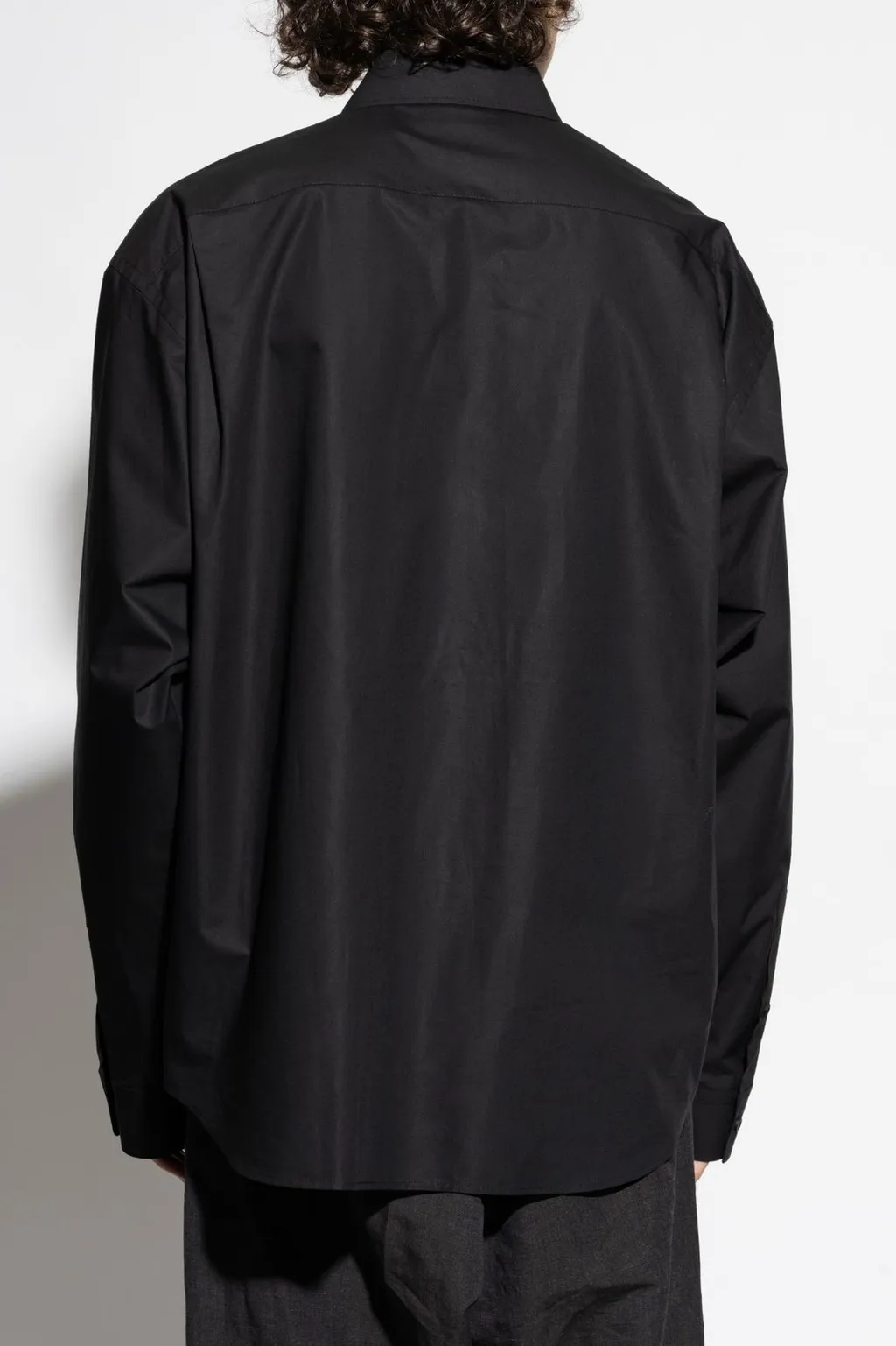 Bb Logo Embroidered Long-Sleeved Shirt