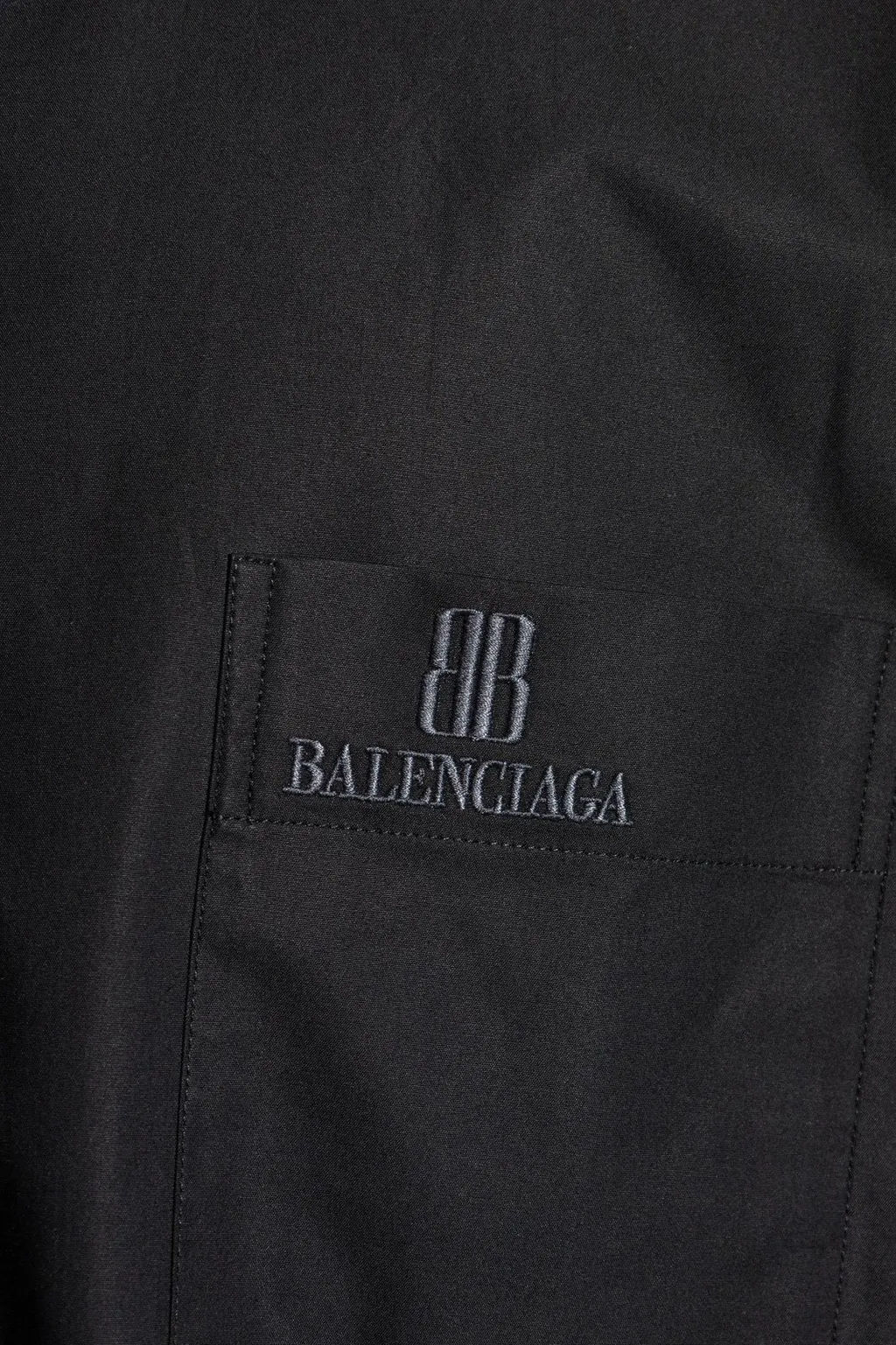 Bb Logo Embroidered Long-Sleeved Shirt
