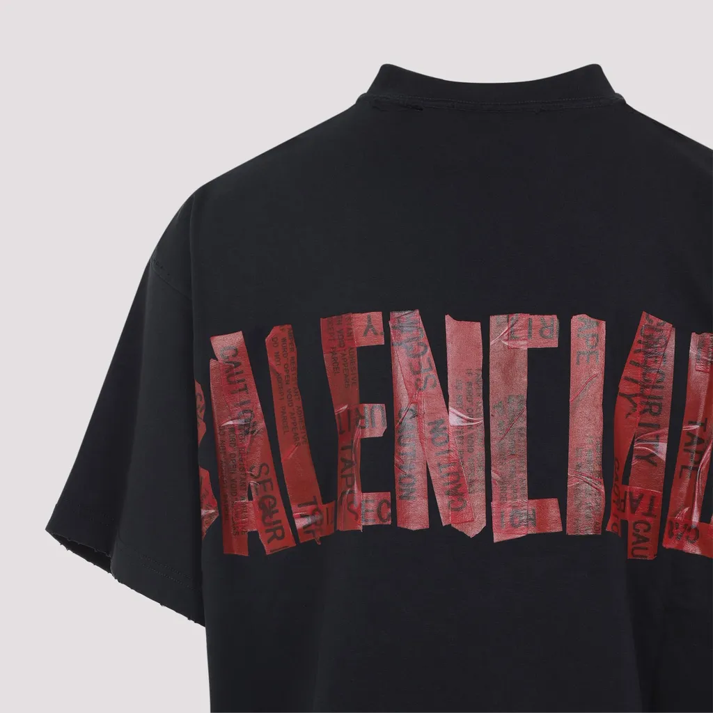 Security Tape Logo Oversized T-Shirt