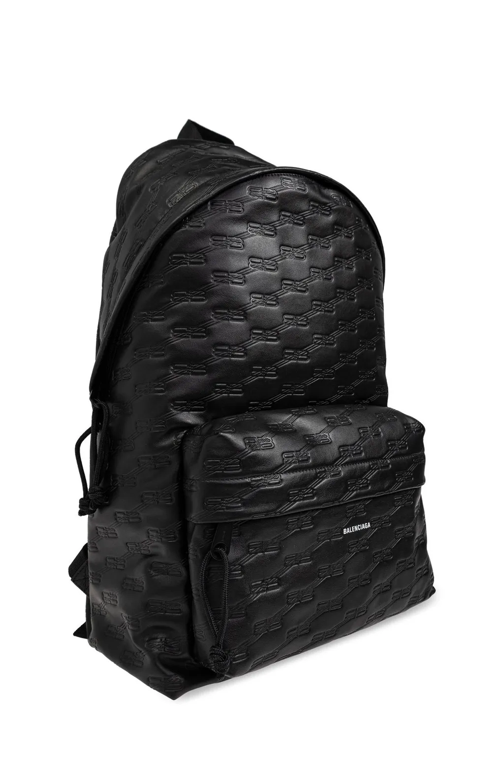 Logo Embossed Backpack