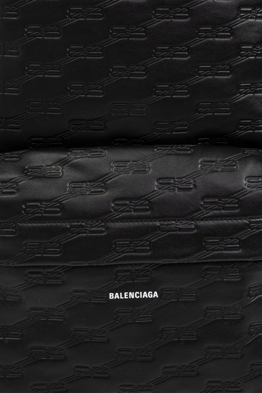Logo Embossed Backpack