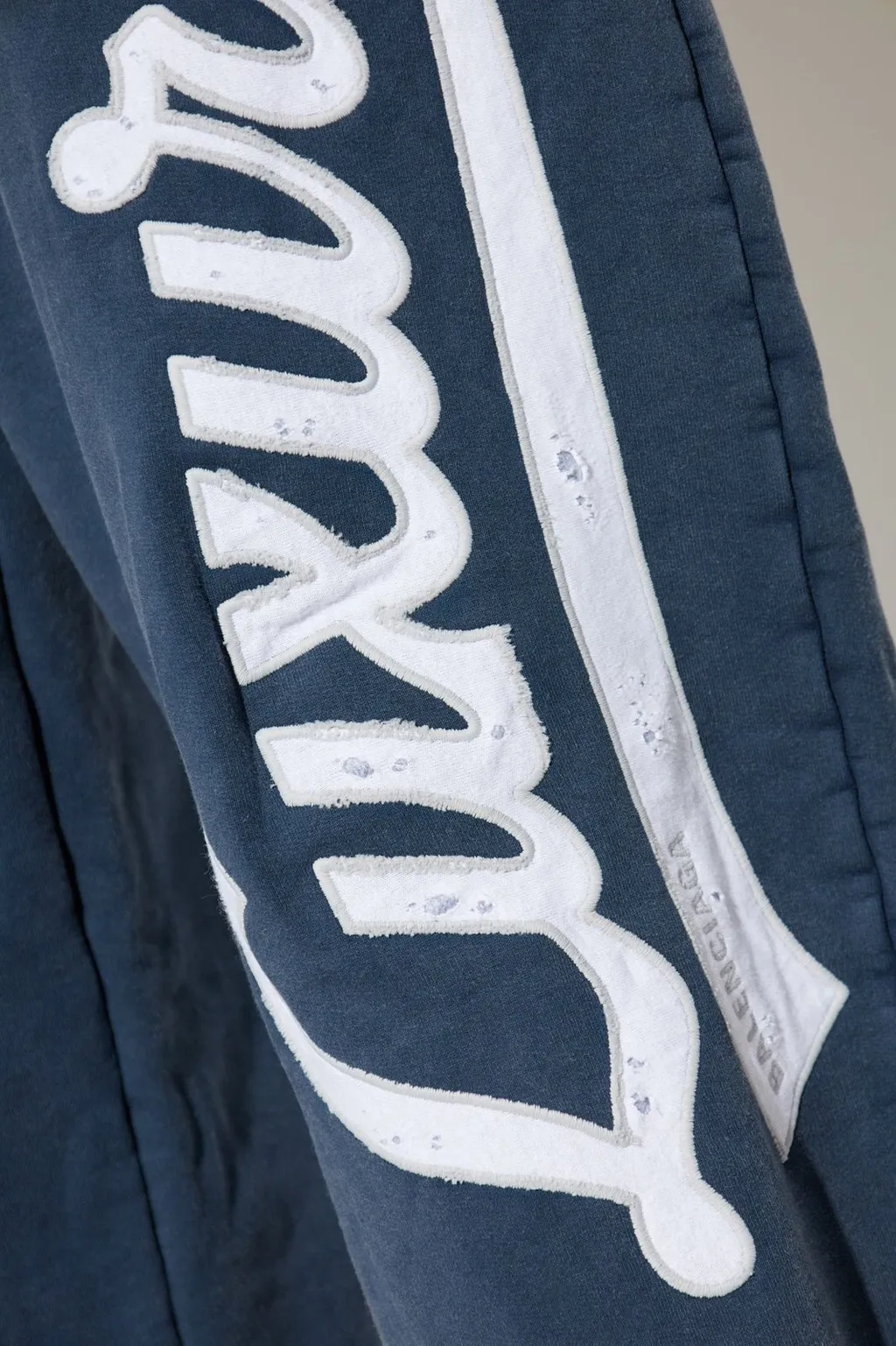 Luxury Script Wide-Leg Sweatpants