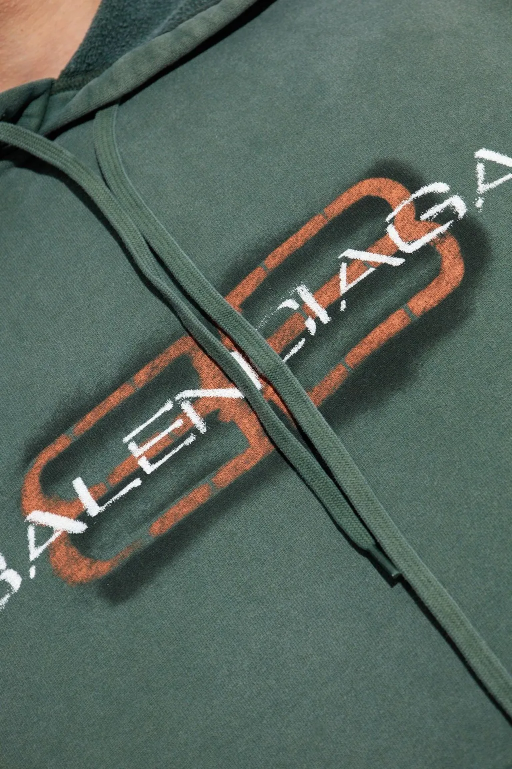 Logo Printed Drawstring Hoodie