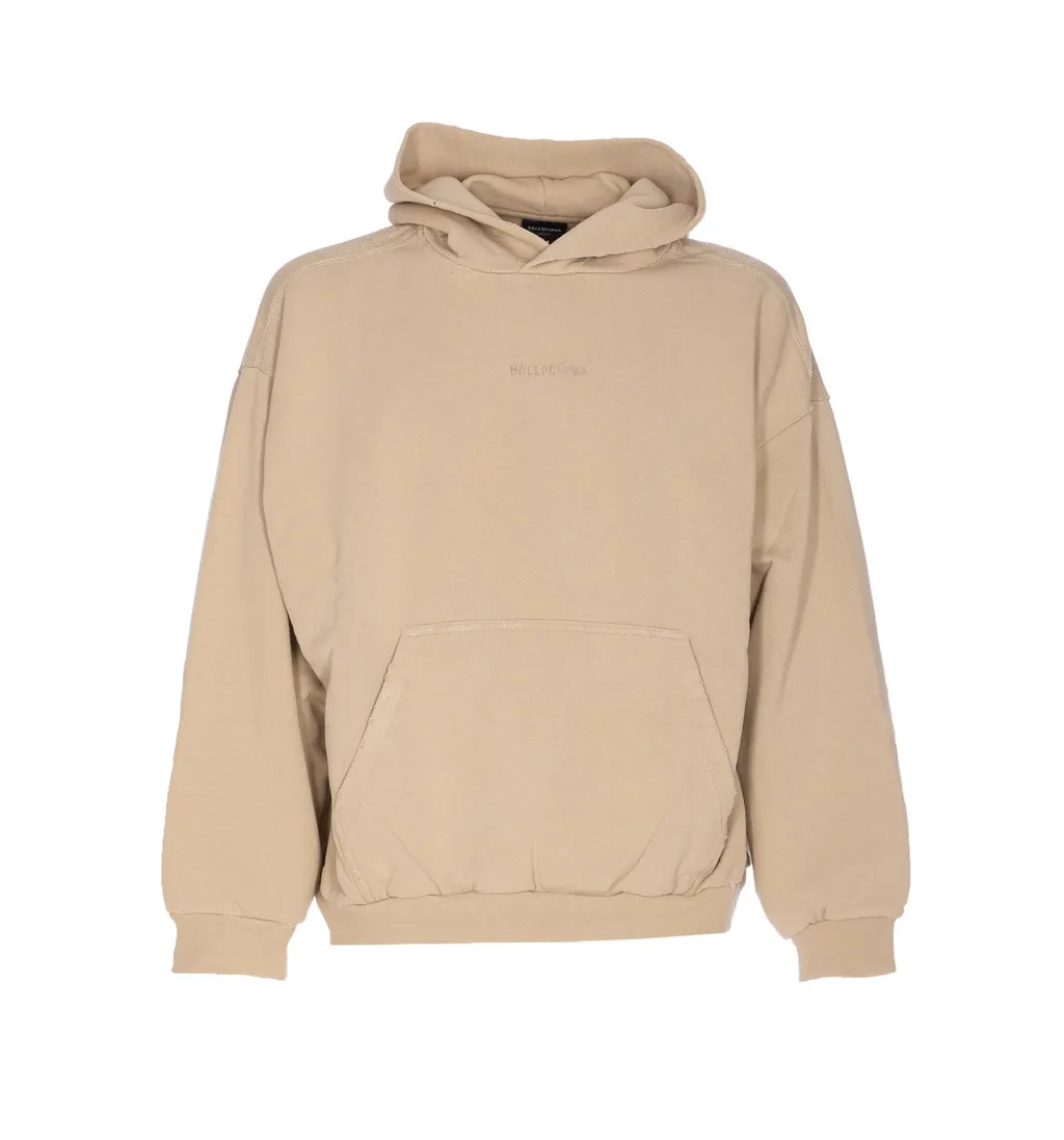 Logo Embroidered Medium Fit Hoodie