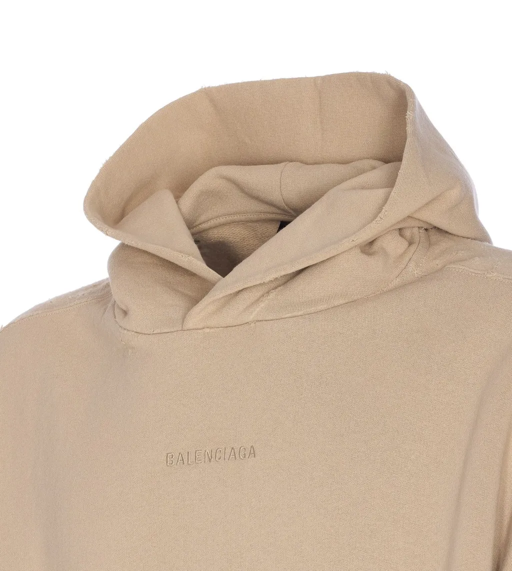 Logo Embroidered Medium Fit Hoodie