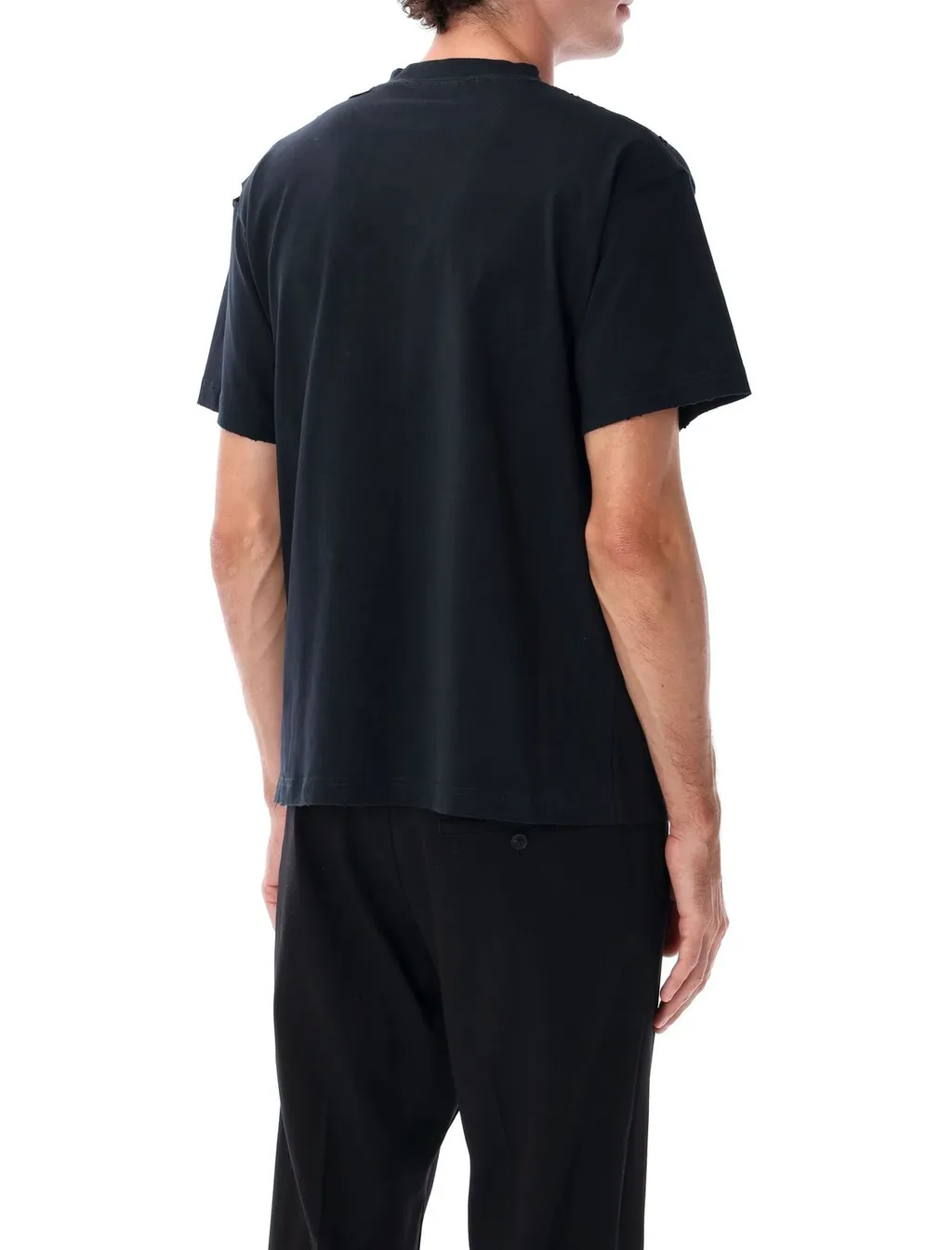 Distressed Crewneck T-Shirt