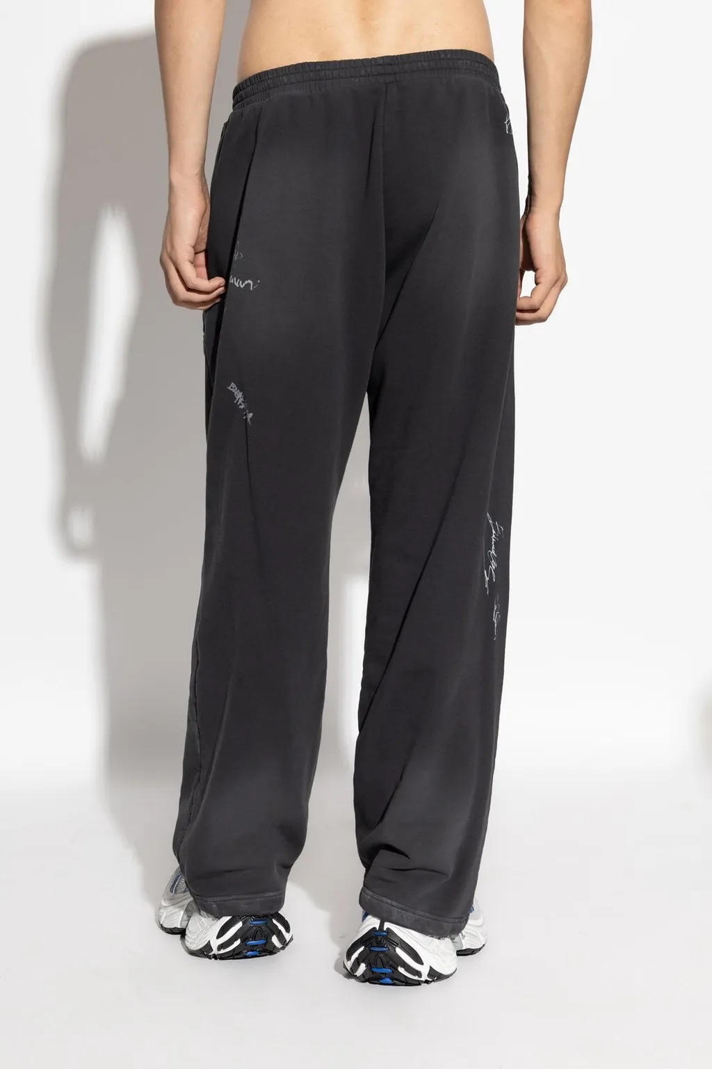 Logo Patch Baggy Sweatpants