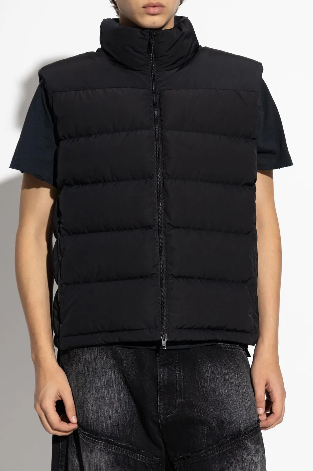 Logo Printed Down Vest