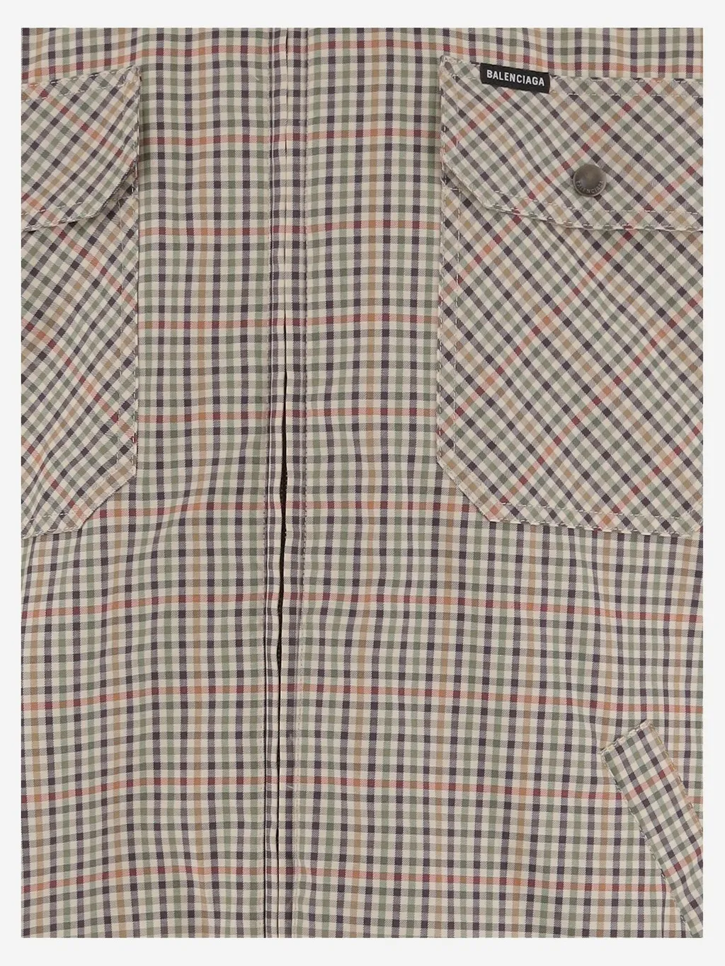 Checked Zipped Shirt